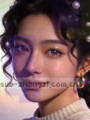 档案架分类结构插画：四个抽屉分别标注年代、语种、类型与字幕格式